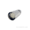 Conector de señal de enchufe redondo recto hembra M23